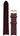 bergwatches 20 MM Strap Oxblood Red Rose Gold 20 MM Salmon Leather Strap